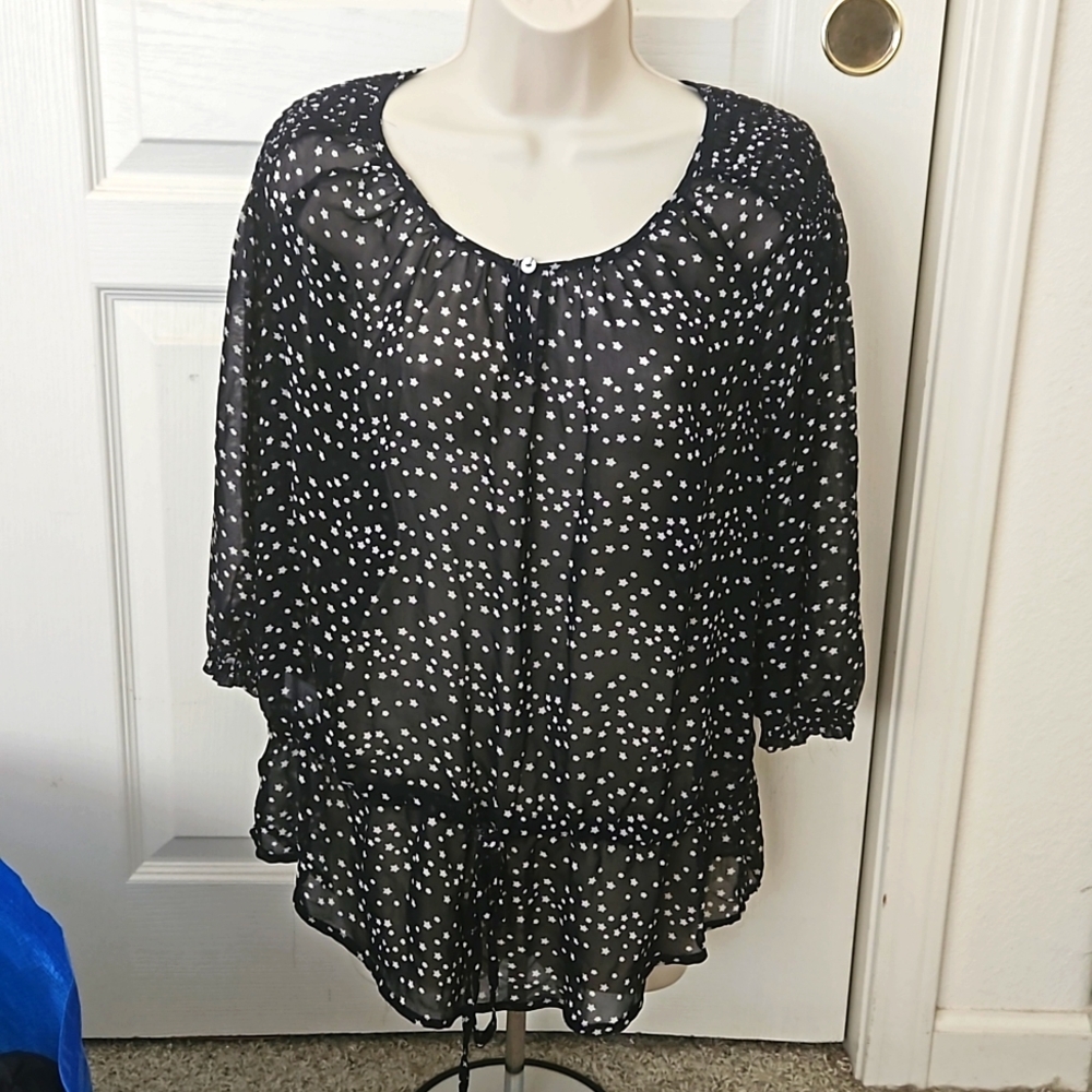 Daniel Rainn | Sheer Star Top Size S.